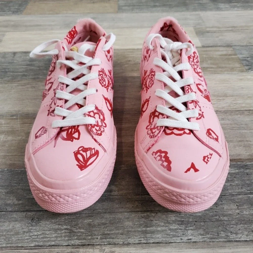 Converse One Star Low Shoes Womens‎ Sz 8 Pink Limited Edition Shrimps